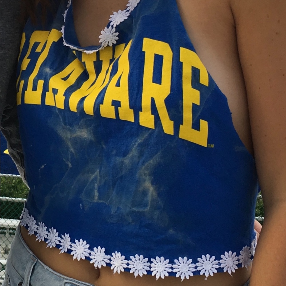 Delaware tie tank top